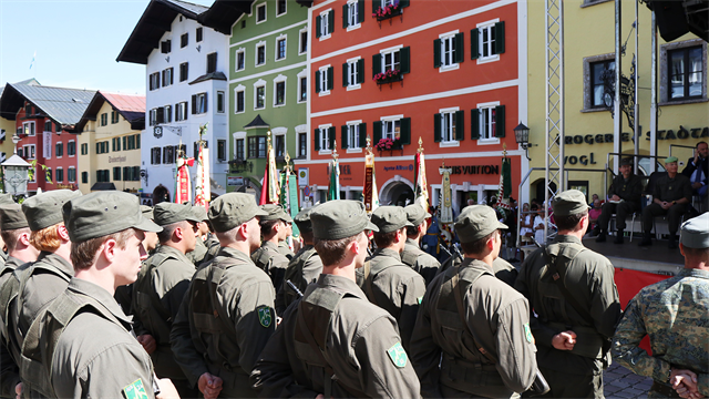 Angelobung in Kitzbühel