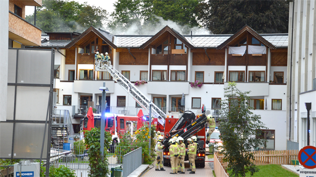 Feuerwehrübung im Altenwohnheim